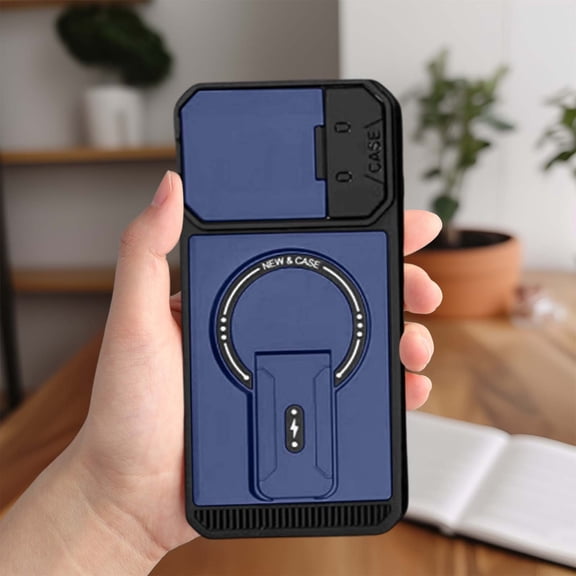 For 17 F Orged Car Bon Fiber Phone Cas E. Contains Within All Series Model for Ma Gnetic Charging Business Style