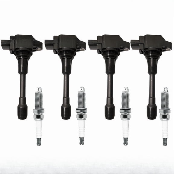 For Ignition Coil & Ruthenium Spark Plug 07-19 Nissan Altima Versa UF549