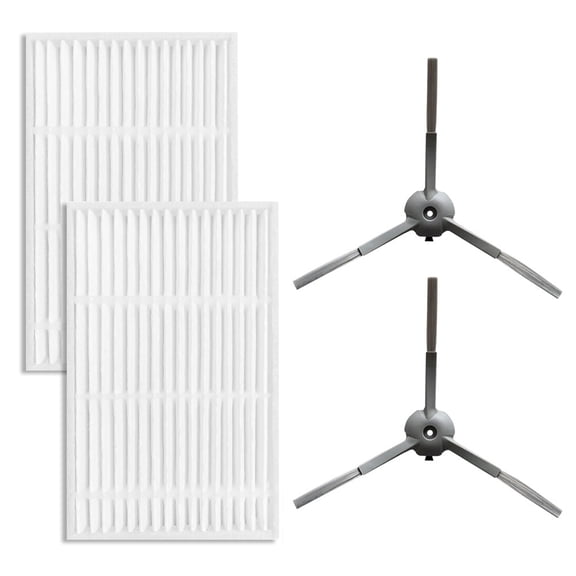 For Ilife V20 / For Vyzzle D10 Robotic Vacuum Cleaner Replacement Side Brushes Filters Household Cleaning Accessories