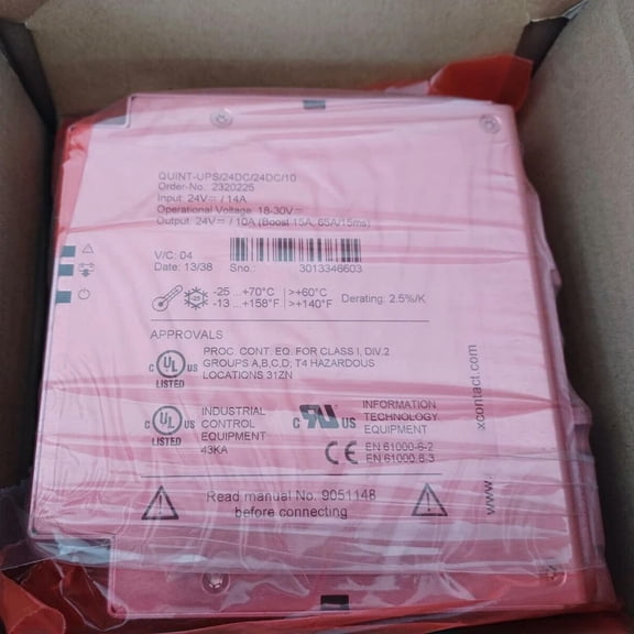 For Industrial Control Product 2320225 -UPS/24DC/24DC/10 DC-UPS For UPS 24VDC/10A Uninterruptible Power Supply