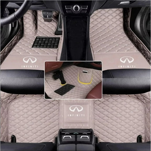 For Infiniti Car Floor Mat Cargo Liner Carpet Rug Pad Handmade Waterproof Custom
