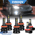 thumbnail image 1 of For Infiniti EX35 2008-2012 LED Headlight Bulbs H11+H11+H11 High Low Beam+Fog Light Combo Kits 6Pcs, 1 of 16