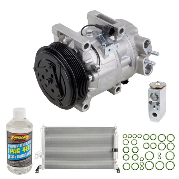 For Infiniti FX45 2003-2008 OEM AC Compressor w/ Condenser Drier - BuyAutoParts