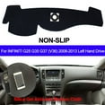 thumbnail image 1 of Leather For Infiniti G25 G35 G37 2008 - 2013 Dashboard Protects Cover Dash Mat Non-Slip Black, 1 of 8