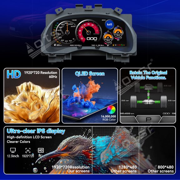 For Infiniti G25 G35 G37 G37 SQ60 2007-2013 Digital Cluster Car LCD Dashboard Panel Virtual Cockpit Instrument Speedometer