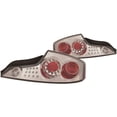 thumbnail image 1 of For Infiniti G35 Tail Light Assembly 2003 2004 2005 Driver and Passenger Side Coupe Clear Lens Chrome Bezel For IF2811107, 1 of 5