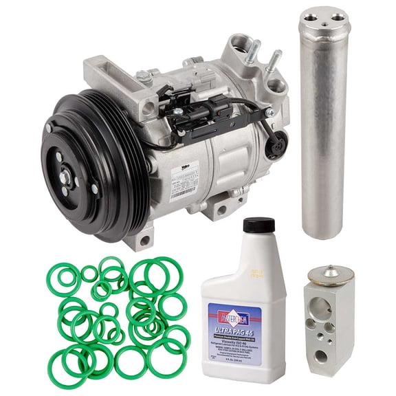 For Infiniti M35 2006 2007 2008 OEM AC Compressor w/ A/C Repair Kit - BuyAutoParts
