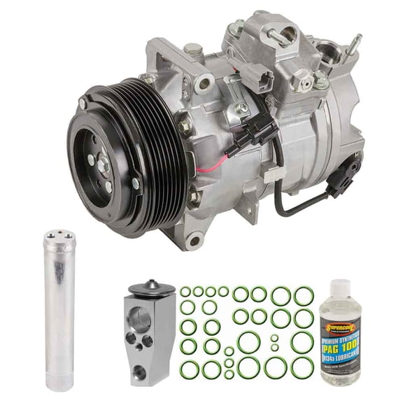 For Infiniti M37 Q70 2011-2015 AC Compressor w/ A/C Repair Kit - BuyAutoParts