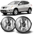 thumbnail image 1 of For Infiniti Nissan Rogue Factory Bumper Replacement Fit Fog Lights Clear Lens Pair, 1 of 9