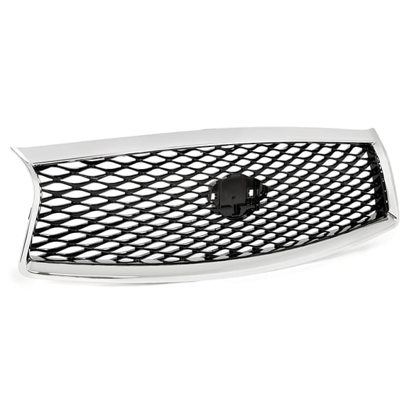 For Infiniti Q50 2014-2016 2017 Front Bumper Upper Grille Chrome Grill JDM