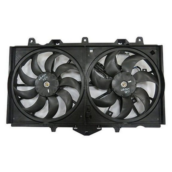 For Infiniti Q50 Radiator and A/C Condenser Fan Assembly 2014 2015 2016 w/Fan Control Module Replacement For IN3115112 | 214814GA0A