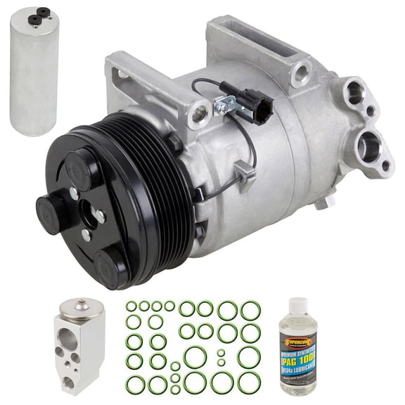 For Infiniti QX80 2016 2017 OEM AC Compressor w/ A/C Repair Kit - BuyAutoParts