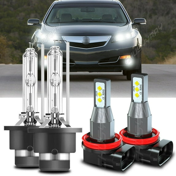 For Infiniti Qx60 2014-2015 Front Hid Headlight Hi/Lo Beam Fog Light Bulb Qty Plug&Play