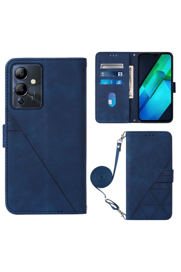 For Infinix Note 12i X6819 Crossbody 3D Embossed Flip Leather Phone Case