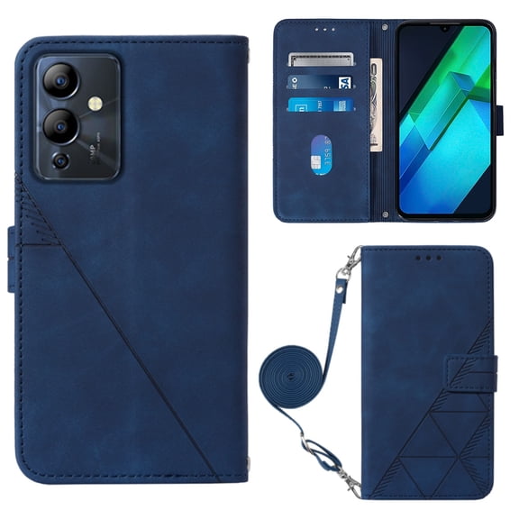 For Infinix Note 12i X6819 Crossbody 3D Embossed Flip Leather Phone Case