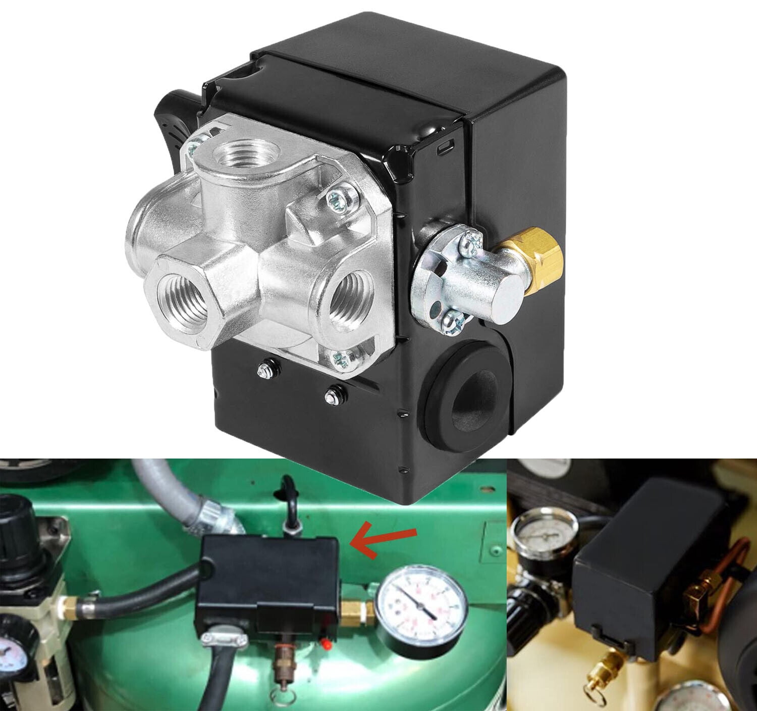For Ingersoll-Rand 23474570 Pressure Switch Two Stage Compressor 2340 ...