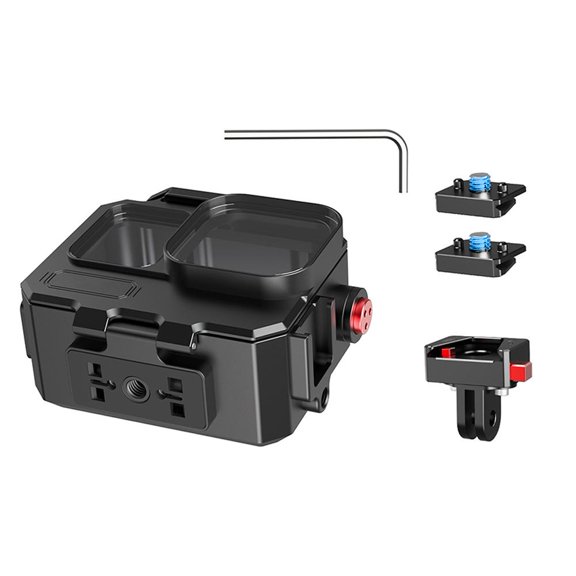 For Insta360 Ace Pro1/2 Aluminum Alloy Deep-Sea Diving Shell Waterproof Shell