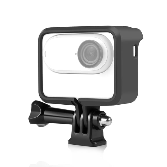For Insta360 GO 3 / GO 3S QKOO Camera Battery Case Cooling Plastic Protective Frame (Black)