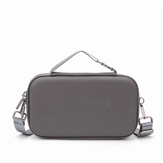 Hard PU Leather Travel Case for Insta360 Luna Ultra Waterproof Shockproof Dustproof Portable Protective Storage Bag with Shoulder Strap