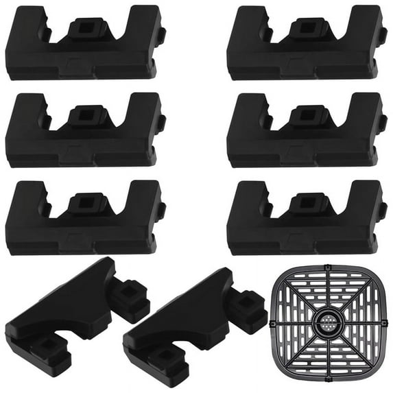 For Instant 6QT Air Fryer Replacement Grill Tray Protector Feet Mesh Tray Prevents Tray and Basket Damage