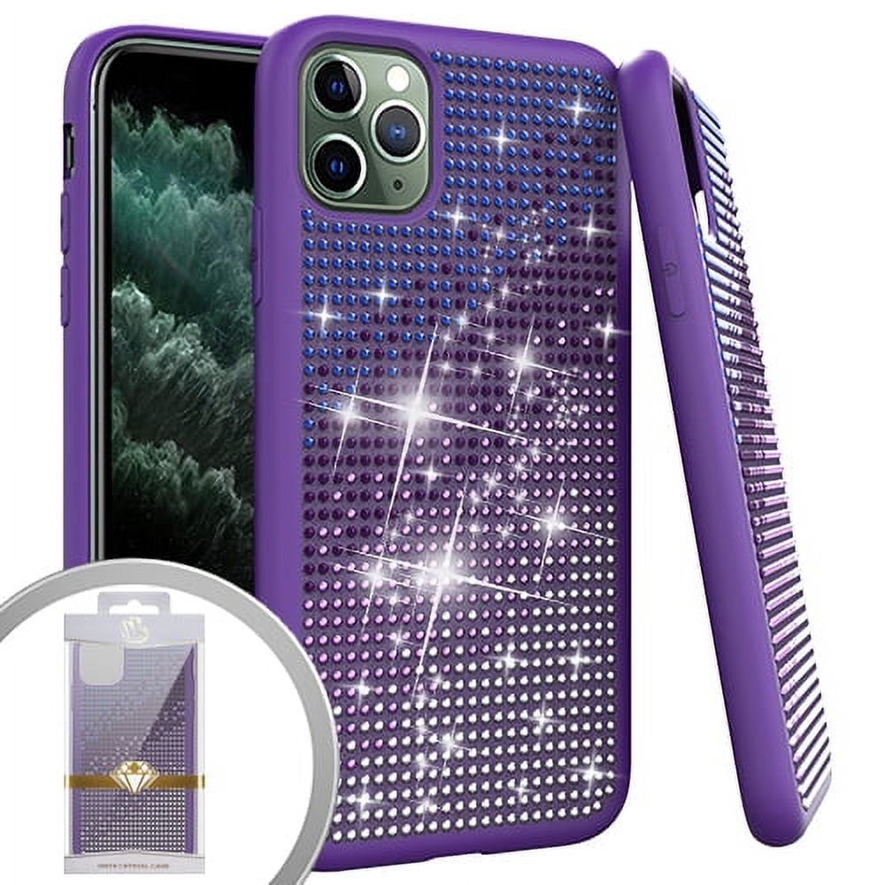 For Iphone 11 Pro Max 6.5 Onyx Stripe Purple - Walmart Business Supplies