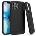 thumbnail image 1 of For Iphone 12 12 Pro 6.1 Brushed Case 3 Black, 1 of 1