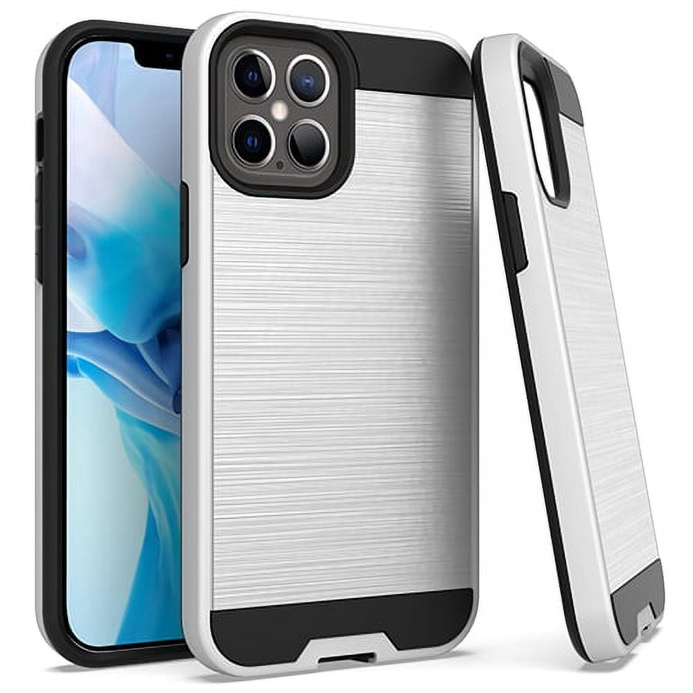 For Iphone 12 12 Pro 6.1 Brushed Case Navy Blue - Walmart.com