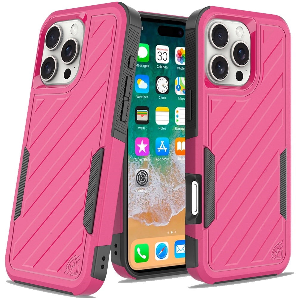 iPhone case 　iPhone 16pro For Iphone 16 Pro Max 6.9 Inch Noble Lined Shockproof Dual