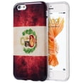 thumbnail image 1 of DreamWireless Patriotic Vintage Flag Rubber TPU Case Cover For Apple iPhone 6/6s, Red/White, 1 of 6