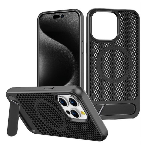 For Iphone12/11(12pro/12plus/12proMax) mobile phone case with stand magnetic cooling protective case