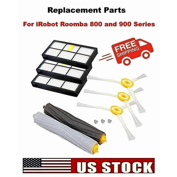 For Irobot Roomba Vacuum Filters Brushes 800 & 900 Series Part Kit 801 805 960