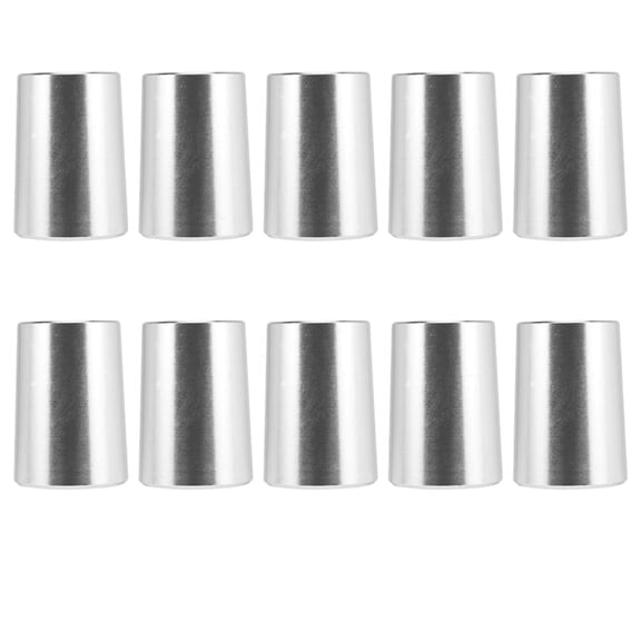 For Iron Golf Clubs: 10-Pack .355 Metal Ferrules, 19mm Height