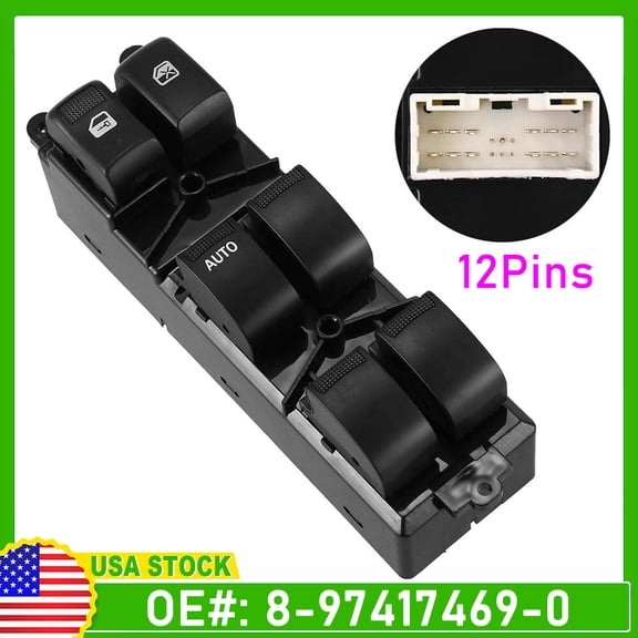 For Isuzu D-Max Dmax Pickup 2012-2019 LHD Electric Window Switch 8-97417469-0