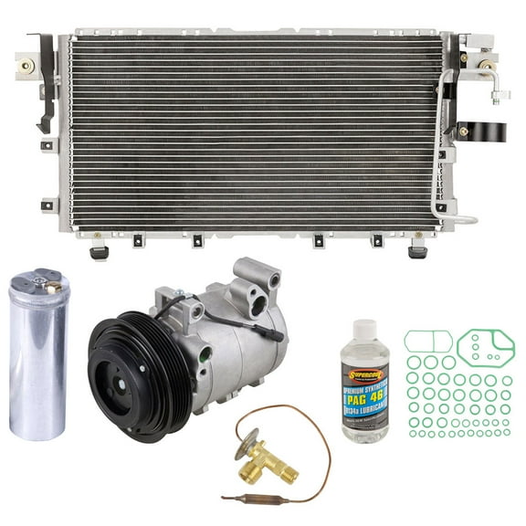 For Isuzu Rodeo & Axiom A/C Kit w/ AC Compressor Condenser & Drier - BuyAutoParts