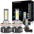 thumbnail image 1 of For JEEP LIBERTY 2008-2013 LED Headlight Bulbs,9008/H13 High Beam and Low Beam+9145/9005 LED Fog light Bulbs,6pc, 1 of 10
