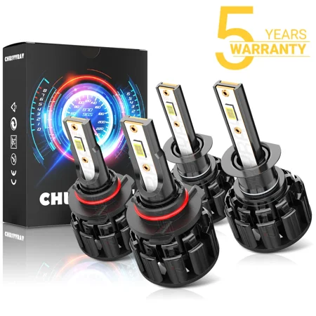 For Jaguar XK8 Convertible 1997-2006 4X 6000K LED Headlight Bulbs Hi/Lo Beam