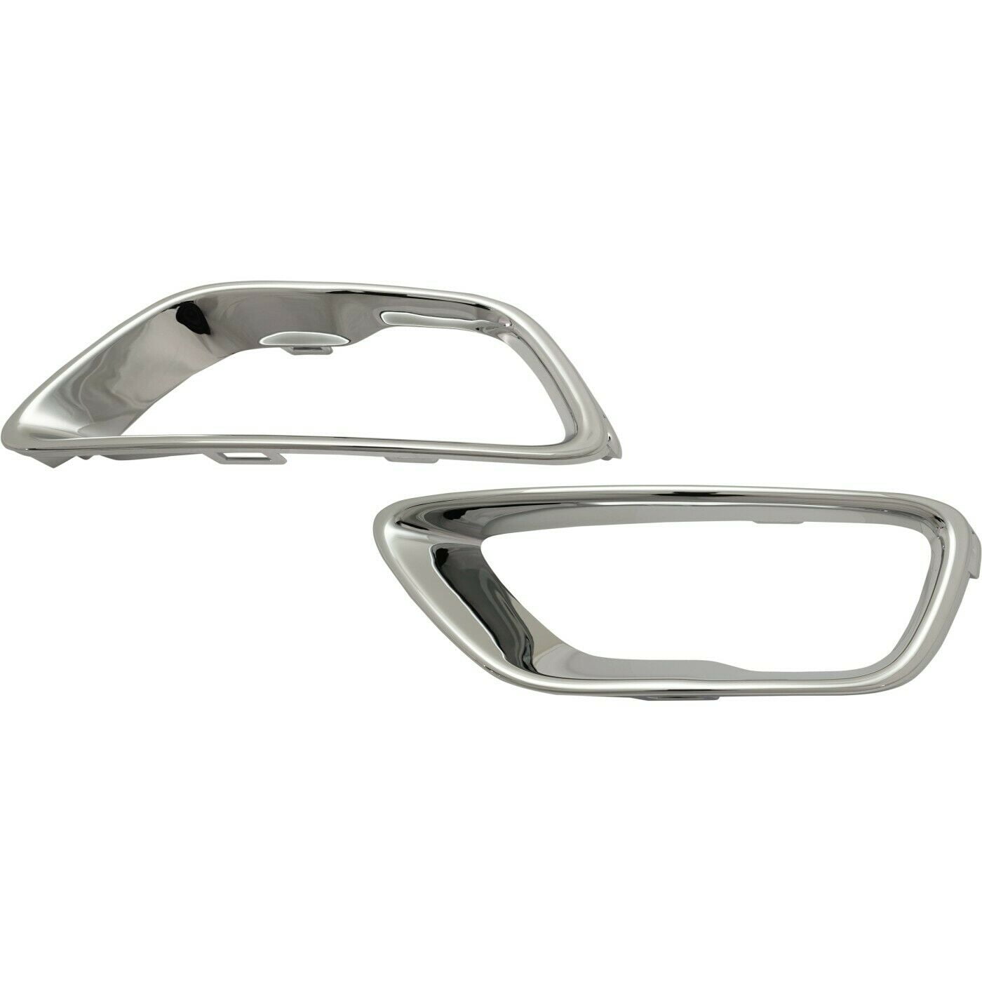 For Jeep 5ZM54SZ0AA 5ZM55SZ0AA Set of 2 Fog Light Trims Driving Lamp LH