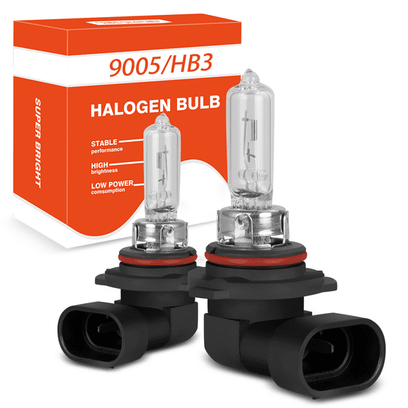 For Jeep Cherokee 2016-2019 Halogen Headlight Bulbs Set High Low Beam Lamp Replacement Kit 2pcs