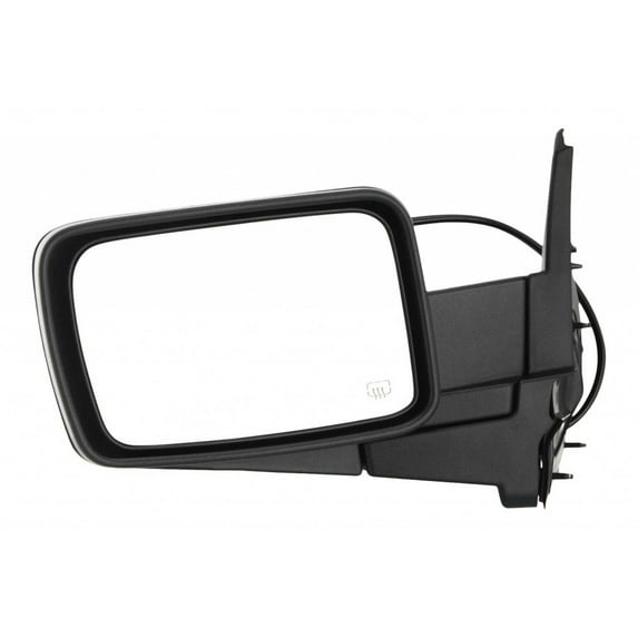 For Jeep Commander 2006 07 08 09 2010 OEM Door Mirror Driver Side | Power | Heated | Textured Paintable | Replacement For CH1320267 | 55396637AD