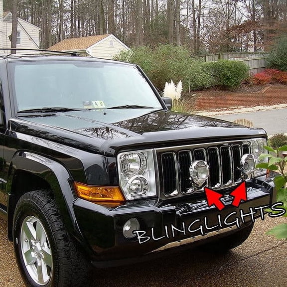 For Jeep Commander Off Road Bumper Auxiliary Lamps Driving Lights