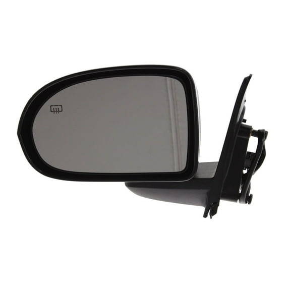 For Jeep Compass 2007-2017 Door Mirror Driver Side | Power Glass | Heated | Textured Black | Foldable | Replacement For CH1320262 | 5115047AM