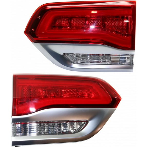 For Jeep Grand Cherokee Tail Light Assembly 2014 2015 2016 2017 Pair Driver and Passenger Side | Inner | Laredo/Limited/Summit Model | DOT Certified | CH2802112 | CH2803112 | 68236137AB