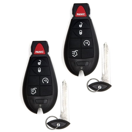 For Jeep Grand Cherokee 2008 2009 2010 Remote Truck Key Fob IYZ-C01C 433MHZ (2 Pack)
