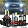 thumbnail image 1 of For Jeep Grand Cherokee 2011 2012 2013 LED Headlights Hi/Lo + Fog Lights 6 Bulbs, 1 of 12