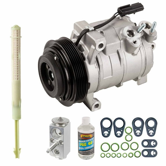 For Jeep Grand Cherokee 2016 AC Compressor w/ A/C Repair Kit - BuyAutoParts