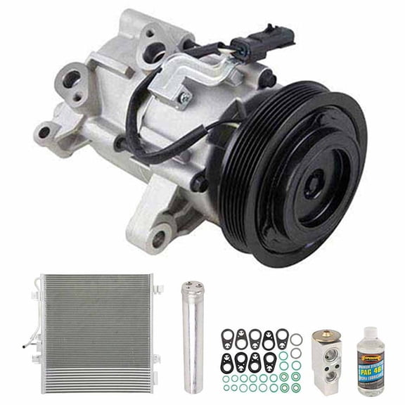 For Jeep Liberty Automatic Trans. A/C Kit w/ AC Compressor Condenser & Drier - BuyAutoParts
