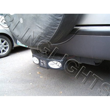 For Jeep Liberty Hitch Mount Light Unit Backup Tow Lamp Kit Trailer Reverse KJ KK Bumper Lighting