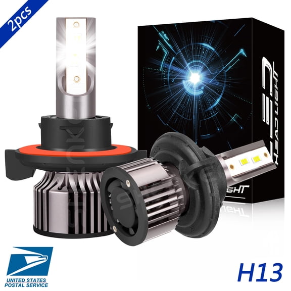 For Jeep Patriot 2007-2017 LED Headlight Bulb H13/9008 High&Low Beam 6000K White 2pcs