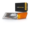thumbnail image 1 of For Jeep Patriot 2007-2017 Side Marker Light Unit Driver Side | Clear Lens | Chrome Housing | Replacement For CH2526102 | 68004181AC, 1 of 8