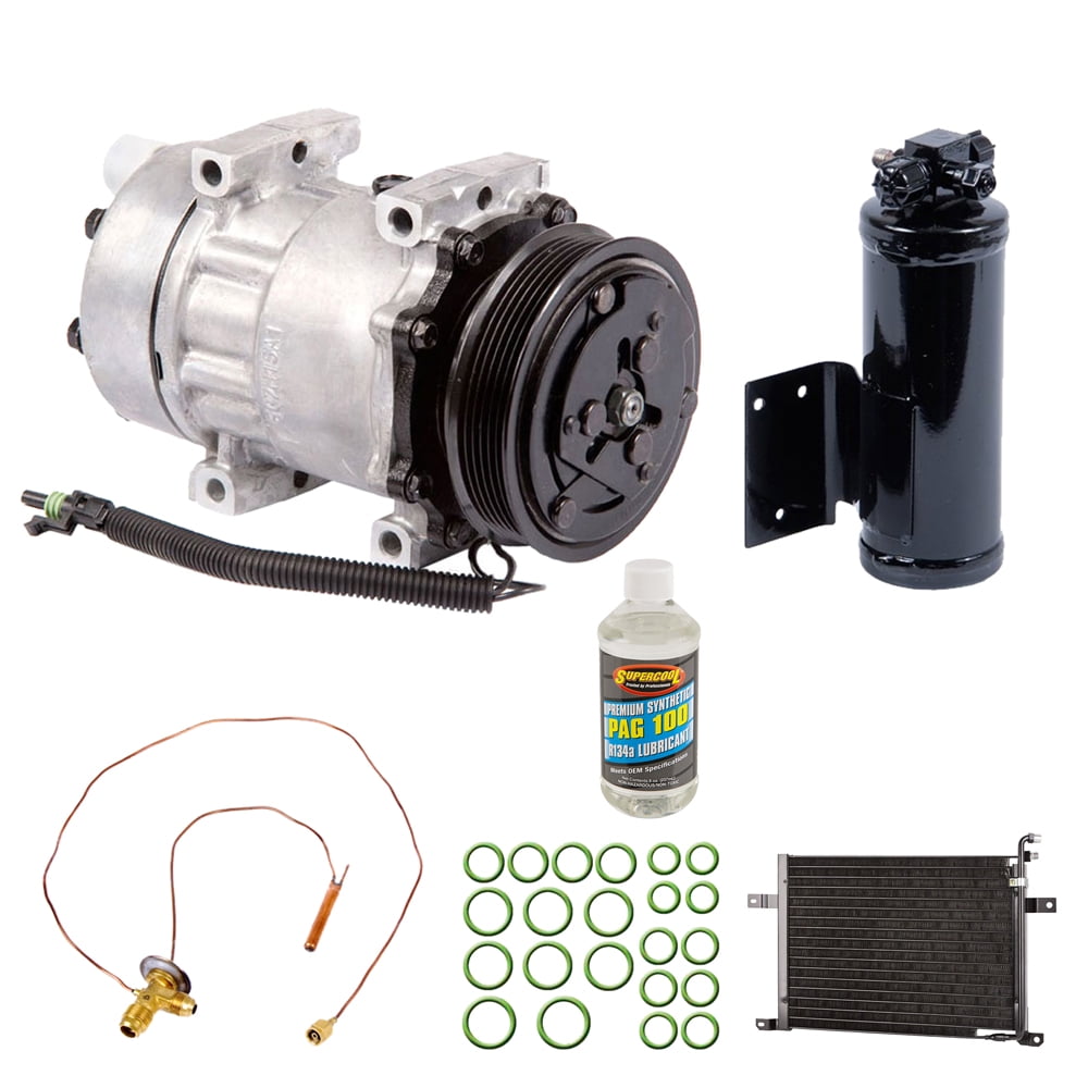 For Jeep Wrangler 1994 1995 A/C Kit w/ AC Compressor Condenser Drier ...